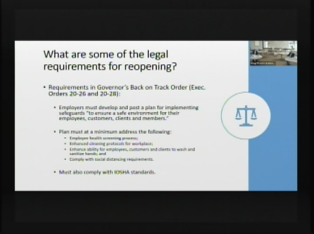 The Allen County Bar Association Presents: How to Stay Safe and Legal as We Return to Work