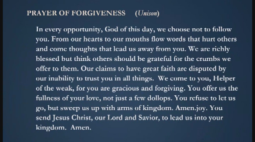 First Presbyterian sermon 8-16-20