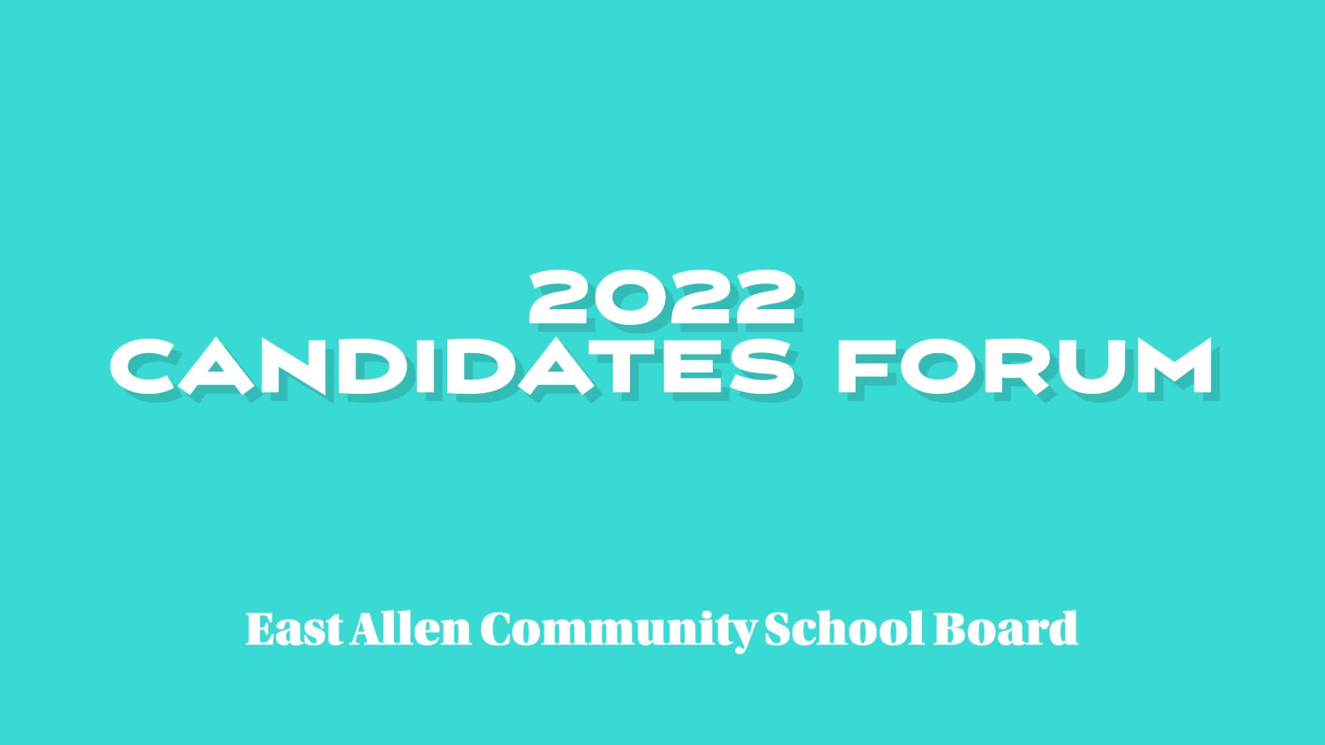 Meet The Candidates 2022: East Allen School Board