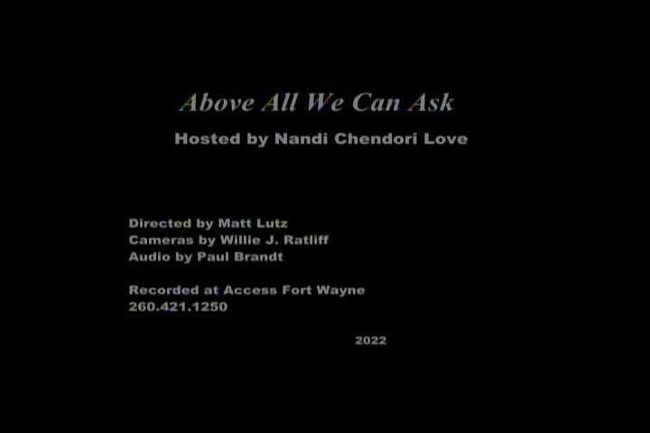 Above All We Can Ask - Pray Without Ceasing