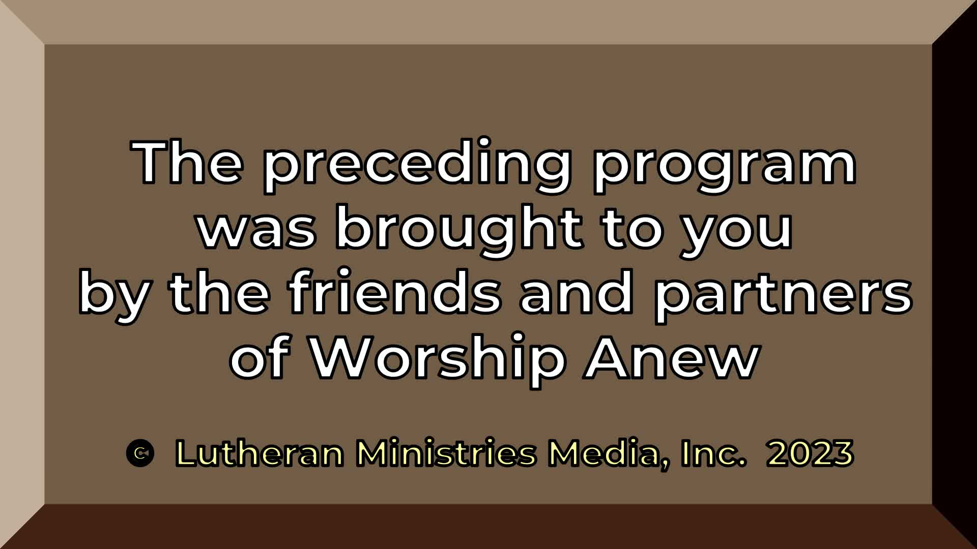 Worship Anew #2201 01-01-23