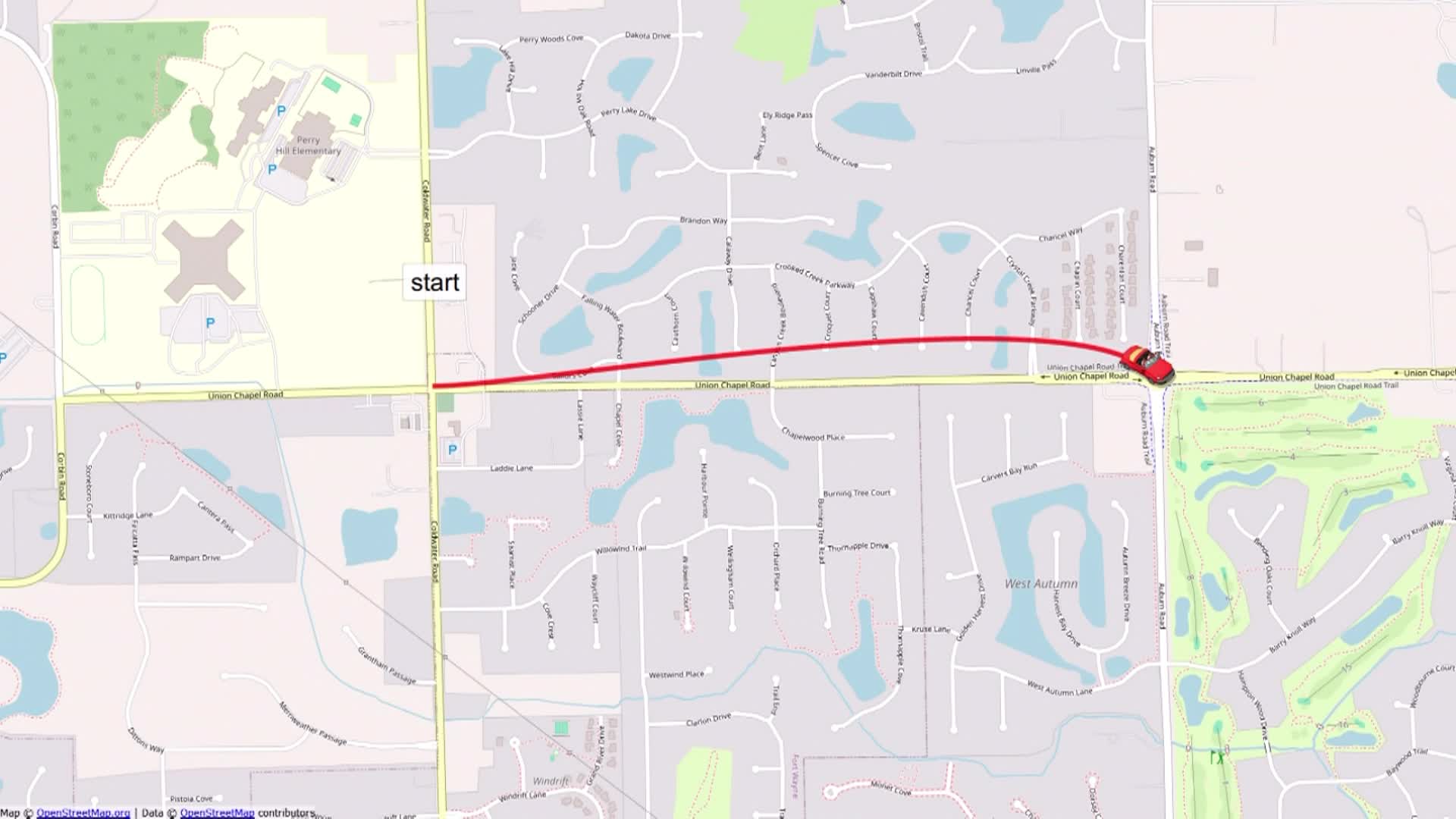 driving around June 25th 2024 Union Chapel