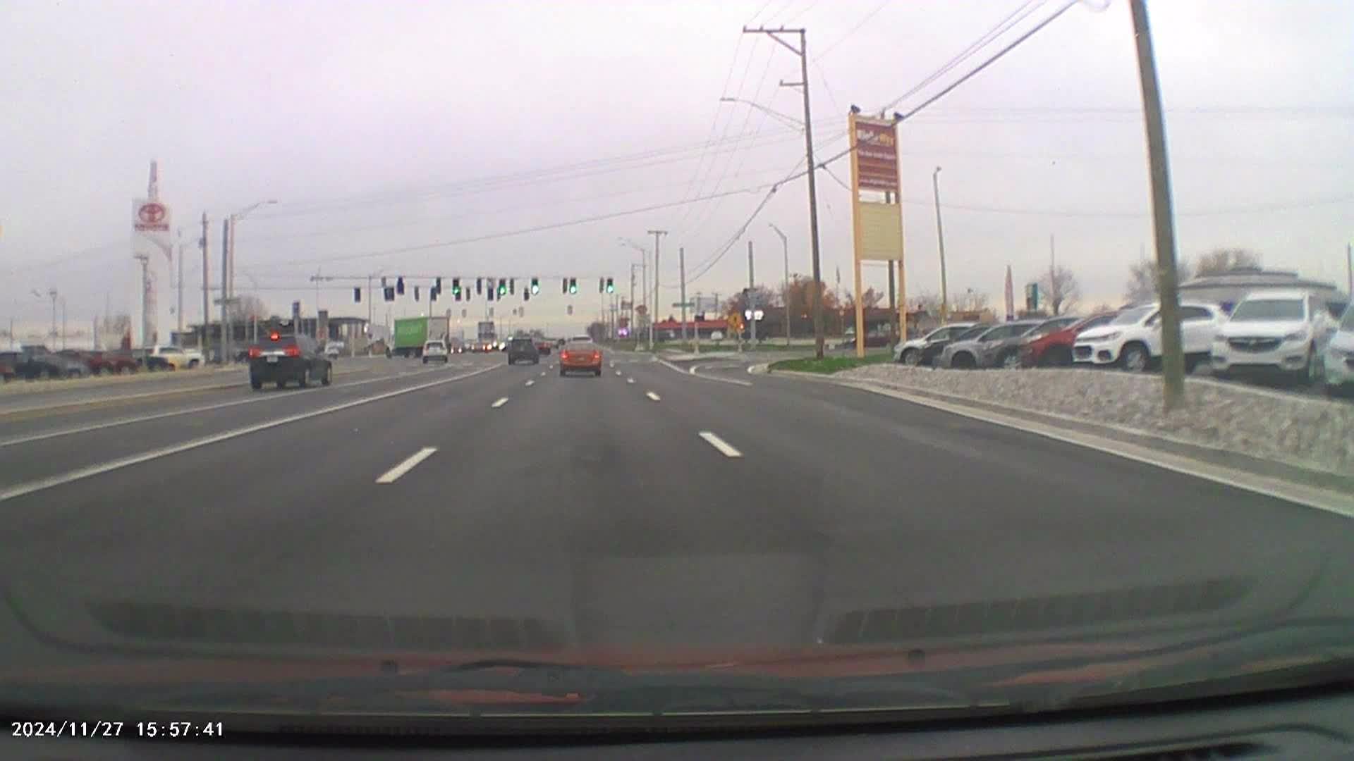 driving around November 27th 2024 lima road