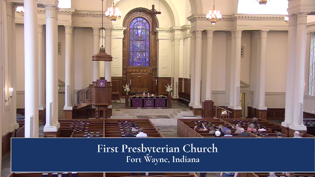 Worship with First Pres - 2025-03-30-English Service