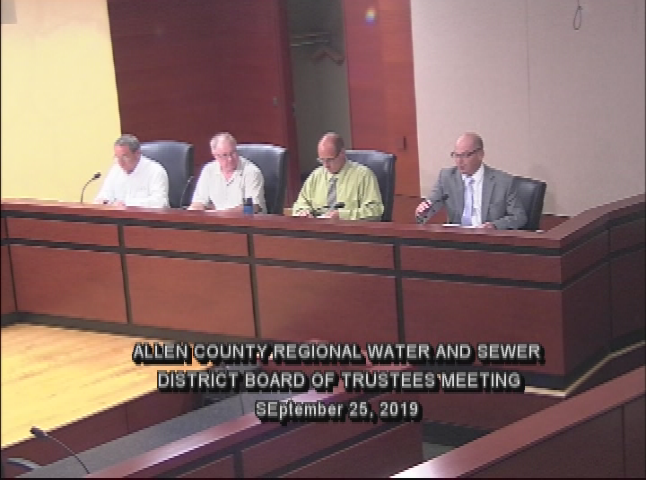 Allen County Regional Water and Sewer District 9_25_19