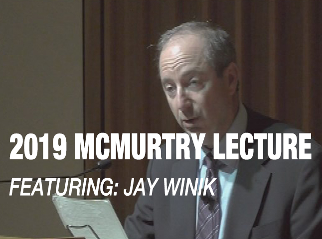 ACPL Presents: 2019 McMurtry Lecture--Jay Winik