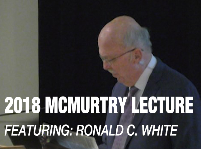 ACPL Presents: 2018 McMurtry Lecture Featuring Ronald C. White