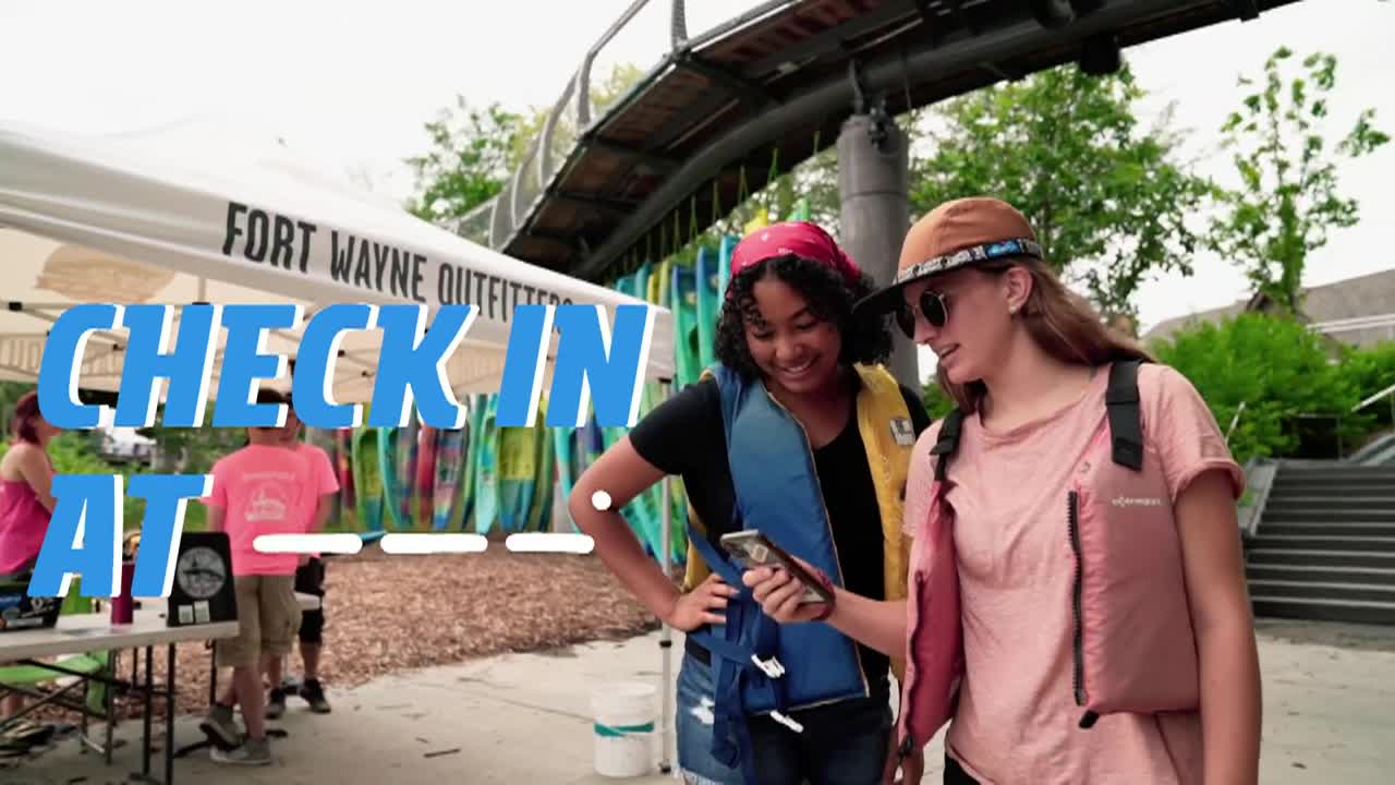 Check-in at Promenade Park Fort Wayne Outdoor Pass PSA