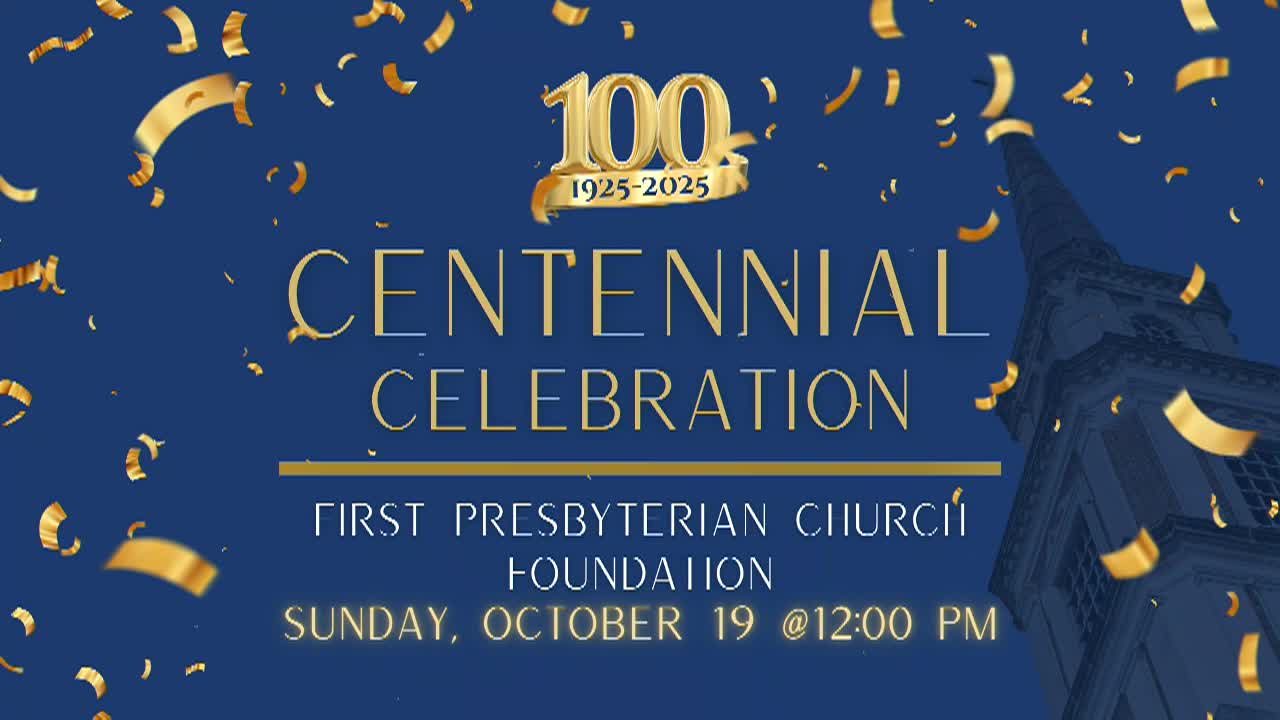 Worship with First Pres - 2025-10-12