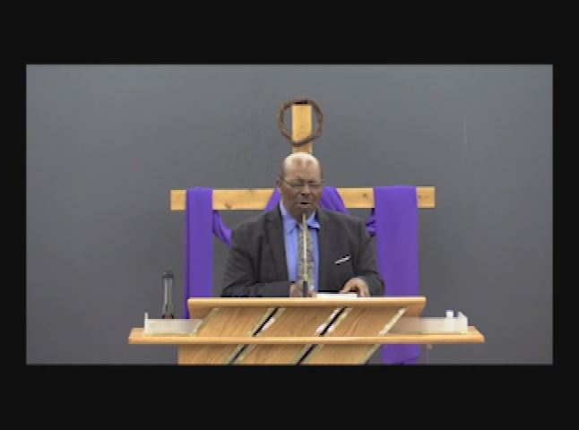 Old Landmark: Guest speaker Elder Eric Dance