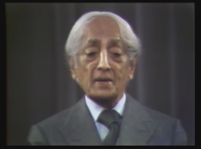 Krishnamurti: Root of Fear