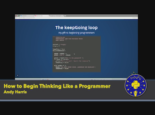 Learning How to Code: Think Like A Programmer